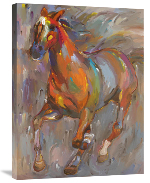 Stellar_Steed_Gallery_Wrap Wild and Free Painted Horse – Stellar Steed – 24 x 32 in. Gallery Wrapped Canvas