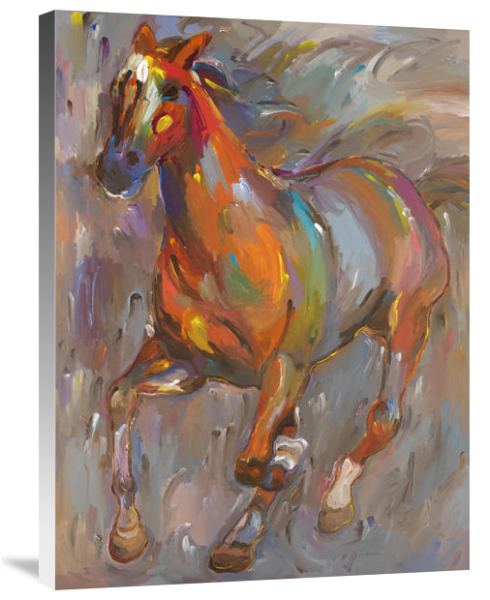 Stellar_Steed_Premium_Canvas Wild and Free Painted Horse – Stellar Steed – 24 x 32 in. Premium Museum Wrapped Canvas
