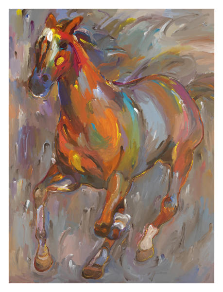 Stellar_Steed_Premium_Print Wild and Free Painted Horse – Stellar Steed – 24 x 32 in. Premium Paper Print