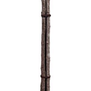 Twig and Leather Floor Lamp