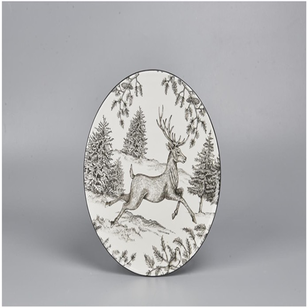Woodland_Deer_Plate Woodland Deer Salad Plate