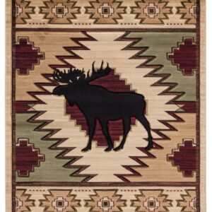 Woodland Majesty Moose Rug