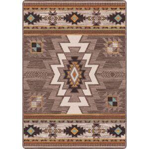 Barrel - Worn Saddle – Southwest-Inspired Area Rug