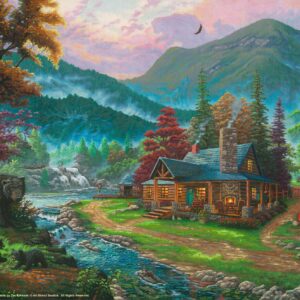Black Bear Cabin – 11″ x 14″ Art Print