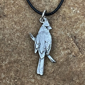 Cardinal Jewelry Pewter Pendant by Andy Schumann