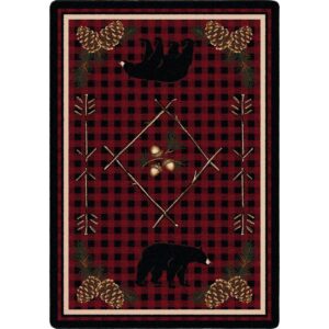 Deep Woods – Red – Mountain Lodge Retreat Area Rug