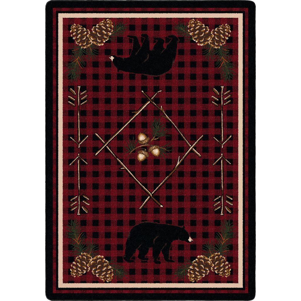 Deep Woods – Red – Mountain Lodge Retreat Area Rug