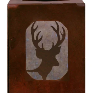 Deer Square Tissue Box Cover