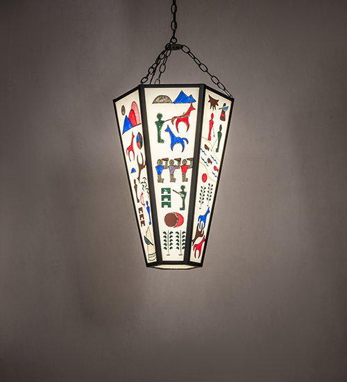 Rustic Inverted Pendant