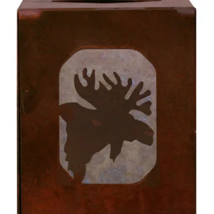 Moose Square Tissue Box Cover