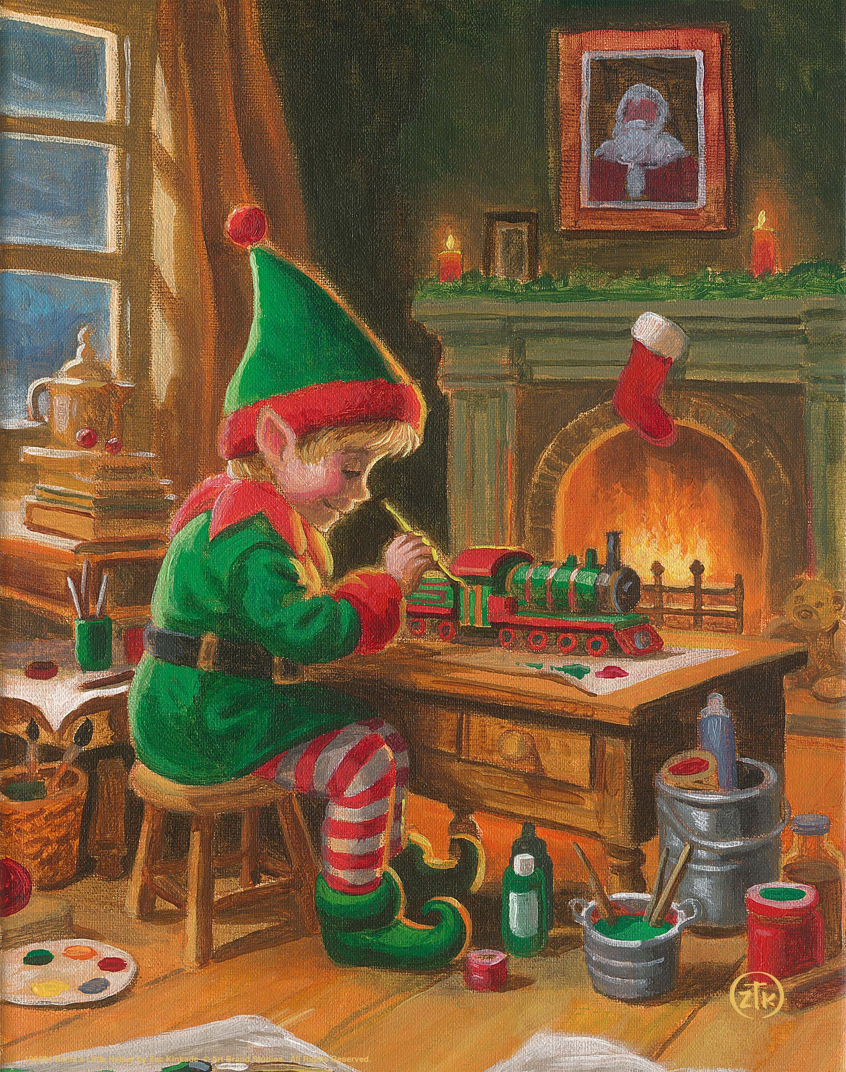 Santa's Little Helper - Art Print