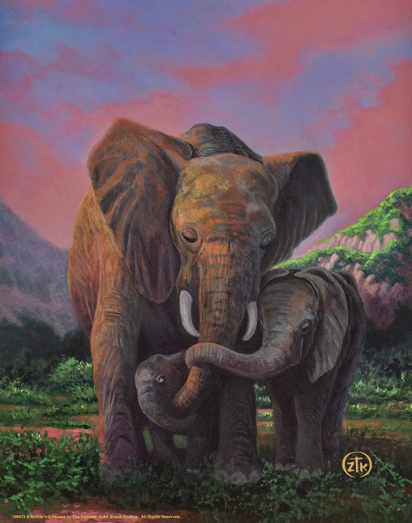 A Mother's Embrace - Art Prints