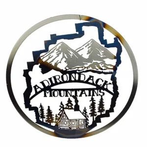 Adirondack Mountains Circle Art