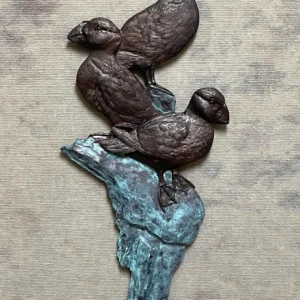 Atlantic Puffin Wall Sculpture by Andy Schumann