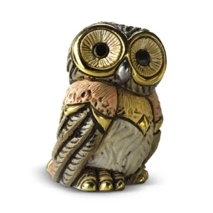Baby Eastern Owl Figurine by De Rosa