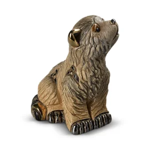 Baby Mountain Wolf Figurine by De Rosa