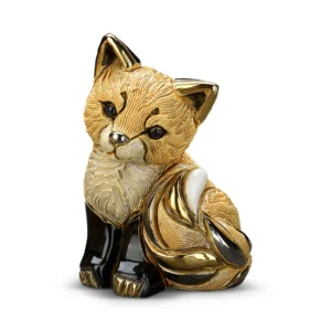 Baby Red Fox Figurine by De Rosa