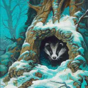 Badger's Den – 11″ x 14″ Art Print