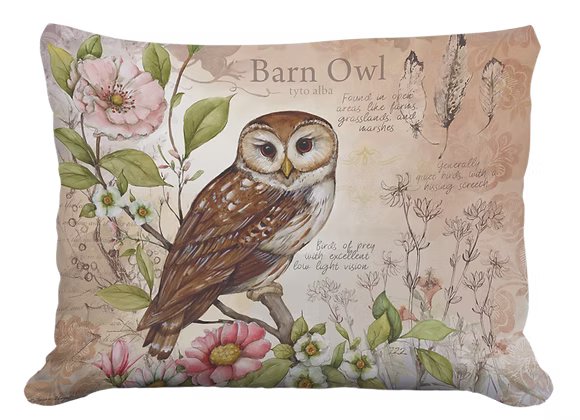Barn Owl Pillow