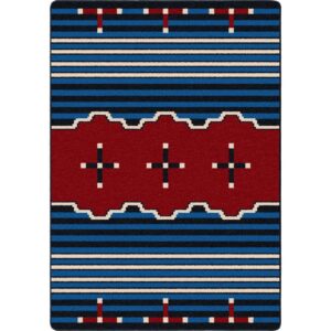 Big Chief 2 – Blue – Southwest-Inspired Area Rug
