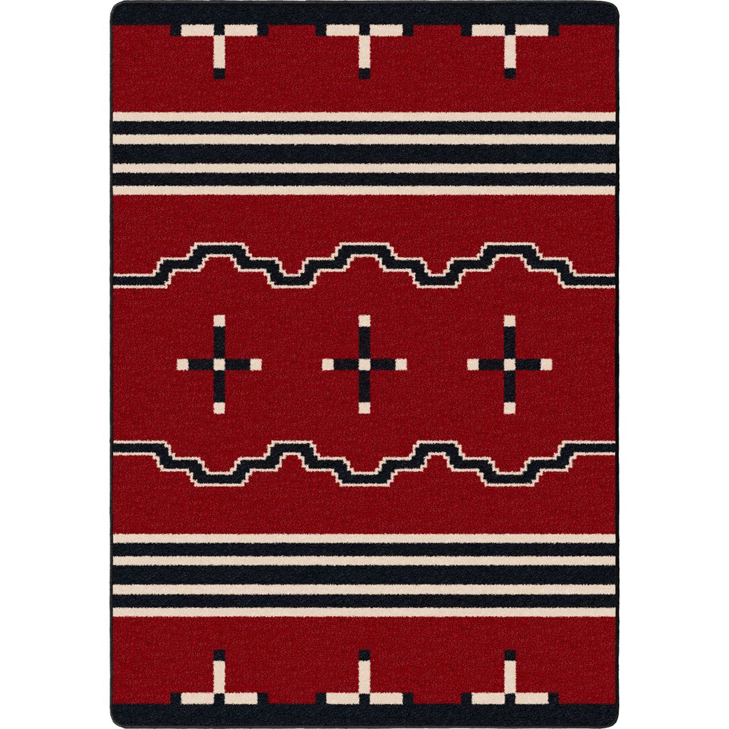Big Chief – Red – Southwest-Inspired Area Rug