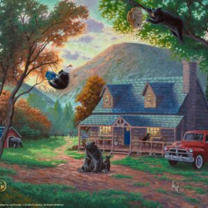 Black Bear Bedlam – 11″ x 14″ Art Print