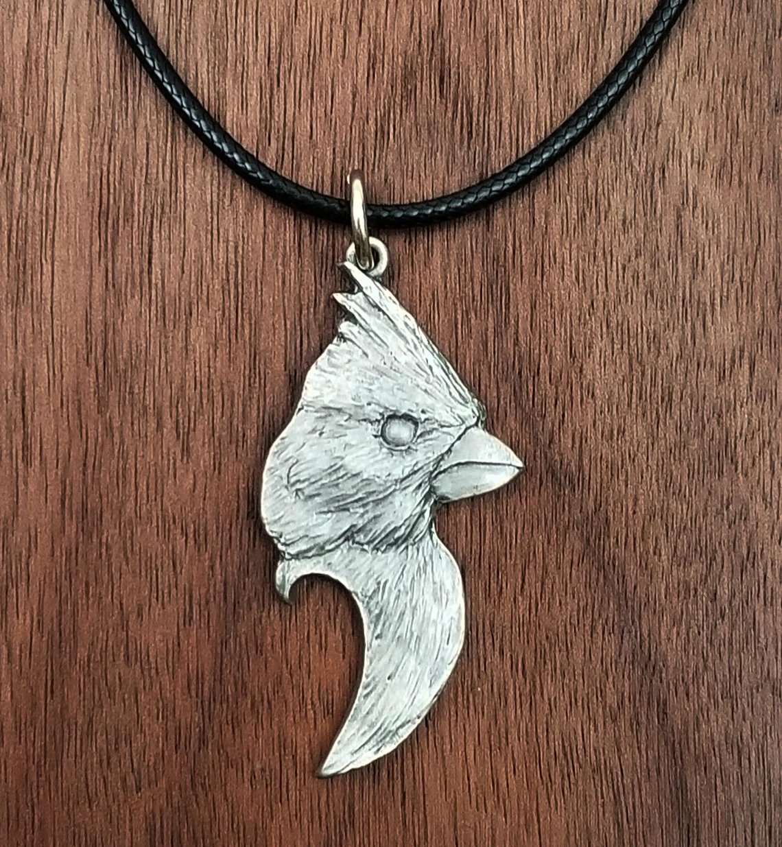 Cardinal Jewelry Pewter Pendant by Andy Schumann