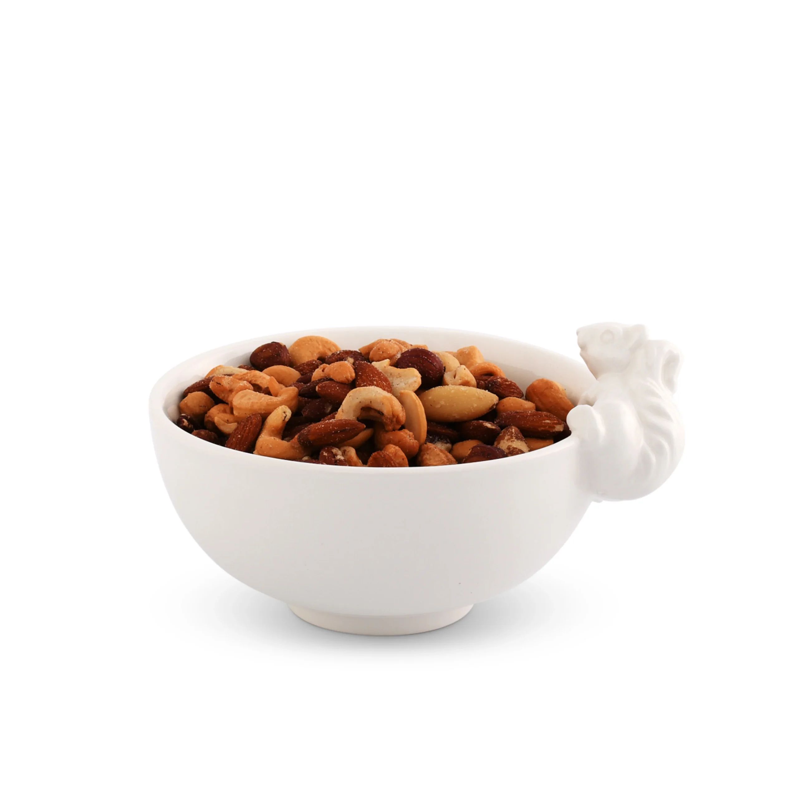 Climbing Squirrel Stoneware Nut Bowl