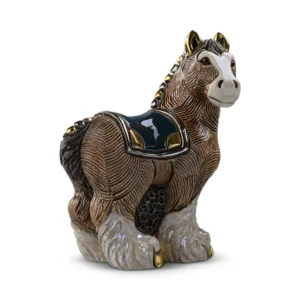 Clydesdale Figurine by De Rosa