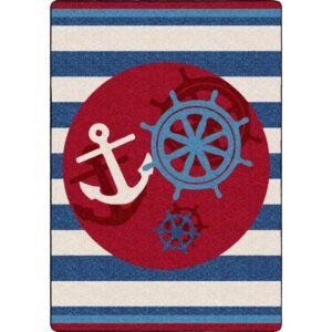 Ahoy There – Nautical – Coastal Retreat Area Rug
