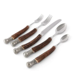 Composite Antler King Crown Flatware Set