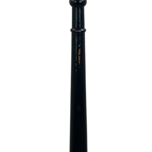 Distressed Black Candlestick Floor Lamp