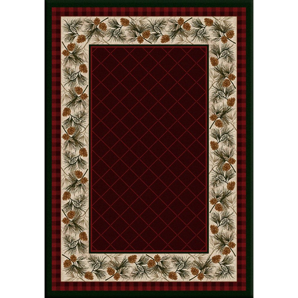 Evergreen – Garnet – Mountain Lodge Retreat Area Rug