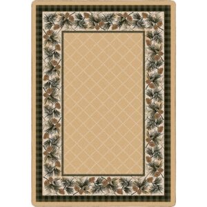 Evergreen – Light Maize – Mountain Lodge Retreat Area Rug