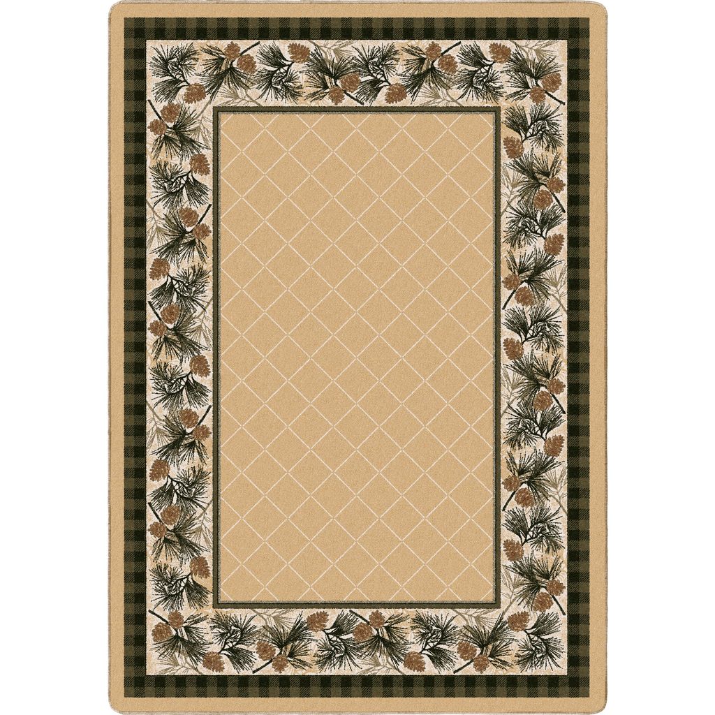 Evergreen – Light Maize – Mountain Lodge Retreat Area Rug