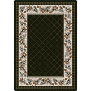 Evergreen – Pine – Mountain Lodge Retreat Area Rug