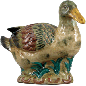 Farmhouse Duck Ceramic Figurine