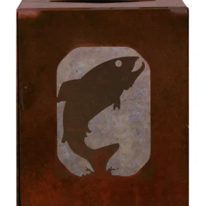 Trout Square Tissue Box Cover