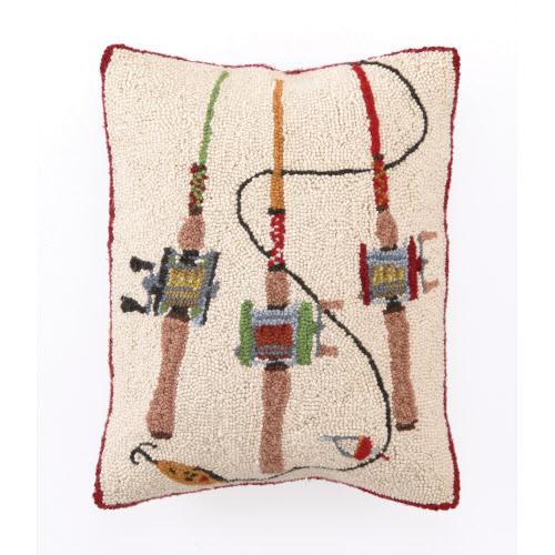 Fishing Rods Hook Pillow