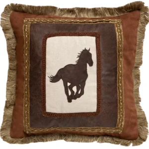 Framed Horse Pillow