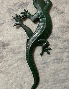 Gecko Wall Sculpture by Andy Schumann