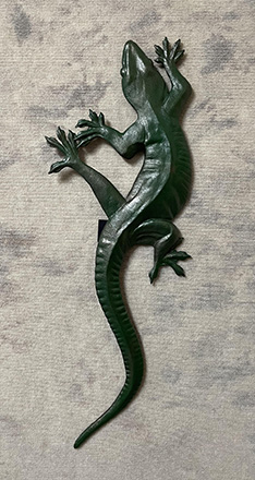 Gecko Wall Sculpture by Andy Schumann