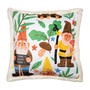 Gnomes Plush Sherpa Pillow
