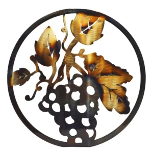 Grape Cluster Circle Art