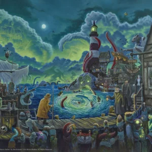 Halloween at Horror Harbor – 11″ x 14″ Art Print