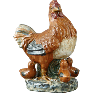 Hen & Chicks Ceramic Figurine