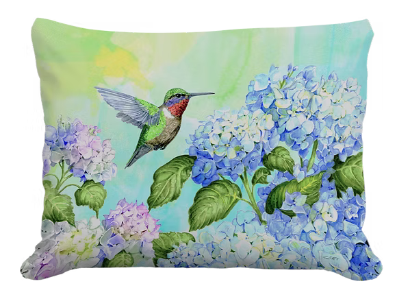 Hummingbird's Song Pillow