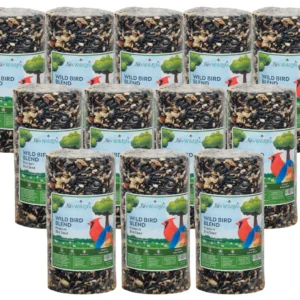 JCS Wildlife Wild Bird Blend Premium Bird Seed Small Cylinder, 1.5 lb (Pack of 12)