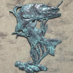 Jumping Musky Wall Sculpture by Andy Schumann