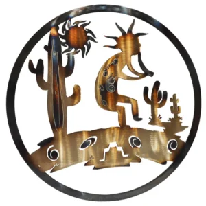 Kokopelli Circle Art